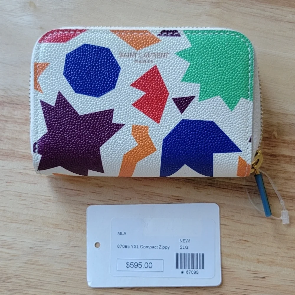 YSL Compact Zippy Wallet NEW